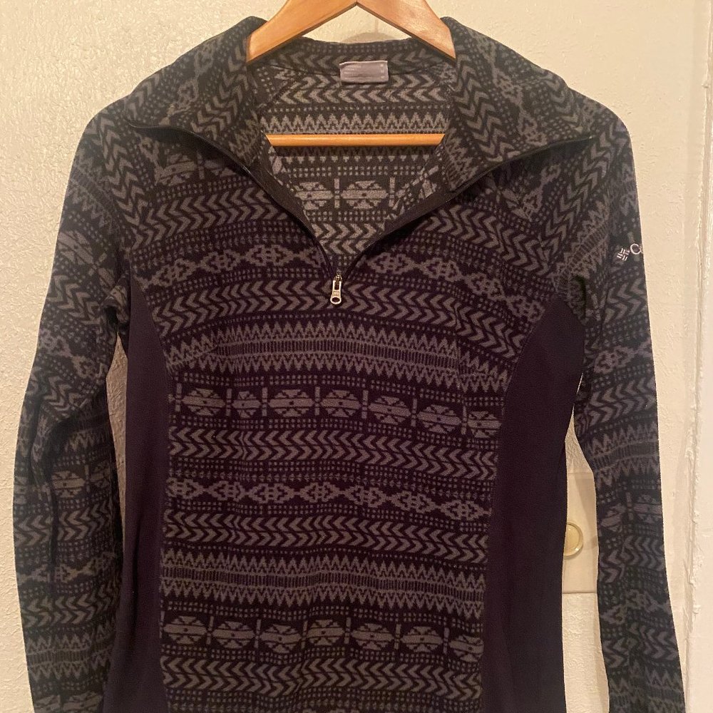 Columbia half-zip jacket- small